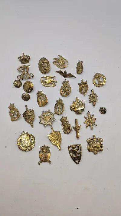 Samling regiments mærker