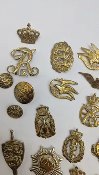 Samling regiments mærker