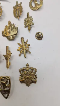 Samling regiments mærker