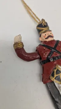 Original sprællemand forstillende soldat