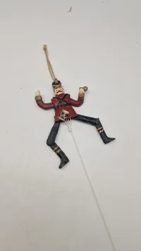 Original sprællemand forstillende soldat