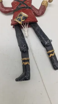 Original sprællemand forstillende soldat