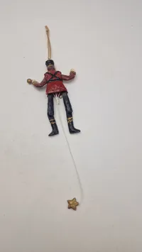 Original sprællemand forstillende soldat