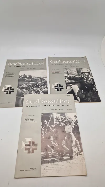 Samling originale blade fra Waffen SS veteran organisation