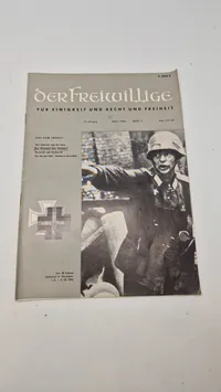 Samling originale blade fra Waffen SS veteran organisation