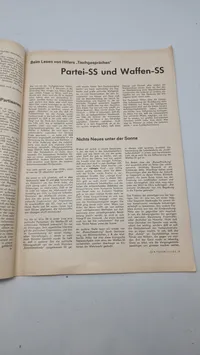 Samling originale blade fra Waffen SS veteran organisation