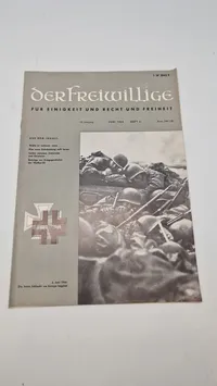 Samling originale blade fra Waffen SS veteran organisation