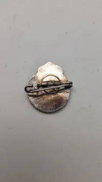 Samling pins med æske