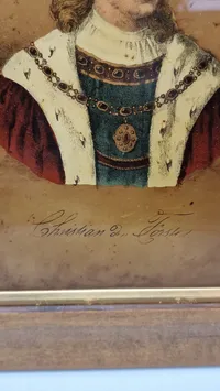Portræt af Christian I, som var konge af Danmark, Norge og Sverige