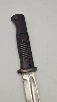 Original tysk K98 bajonet, anvendt i Norge efter krigen