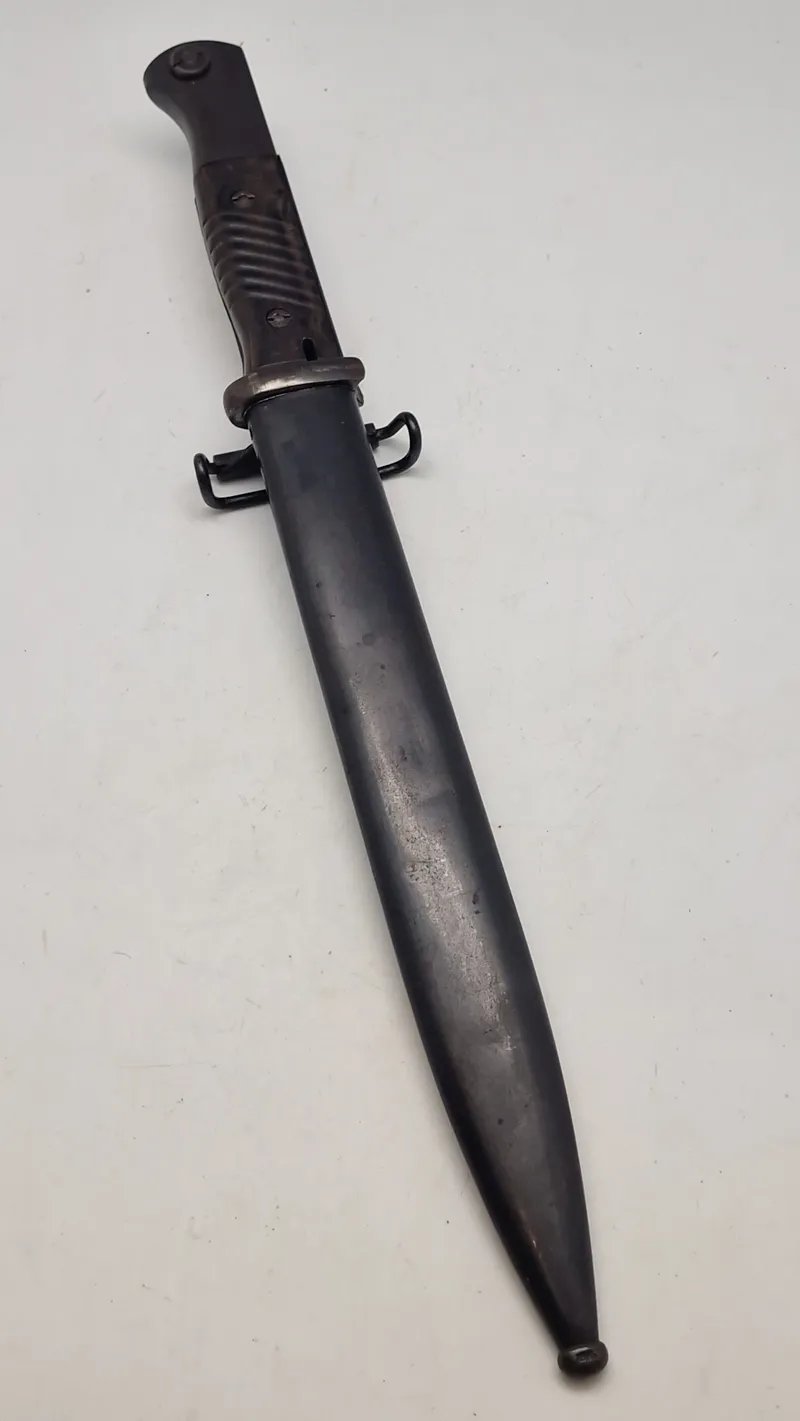 Original tysk K98 bajonet, anvendt i Norge efter krigen
