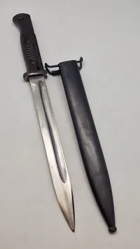 Original tysk K98 bajonet, anvendt i Norge efter krigen