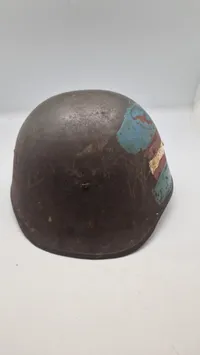 Original M/41 hjelm, anvendt af modstandsbevægelsen