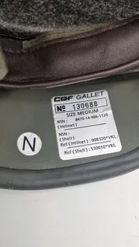 Original kevlar Gallet hjelm