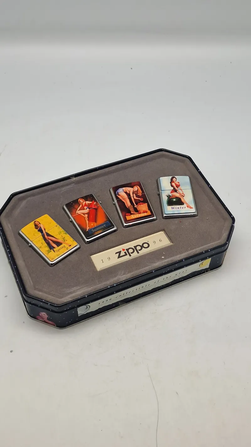 Sjældent originalt Zippo sæt