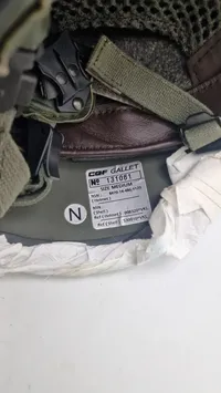 Original kevlar Gallet hjelm