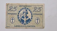 Original “Nødseddel” Løgumkloster