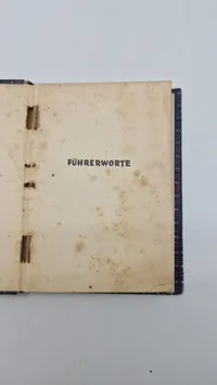 Originalt eks af “Führerworte”