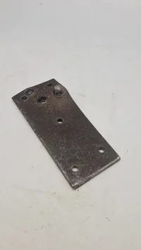 Original plade for prøveskydning (Tysk panzer)