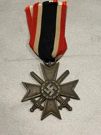Originalt tysk kriegsverdienstkreuz m. sværd