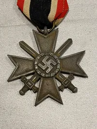 Originalt tysk kriegsverdienstkreuz m. sværd