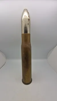 Originalt Tysk WW1 marine hylster har været brugt som lampe