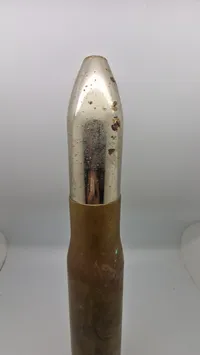 Originalt Tysk WW1 marine hylster har været brugt som lampe