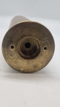 Originalt Tysk WW1 marine hylster har været brugt som lampe