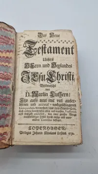 Original bibel fra 1731