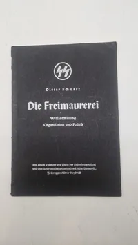 Originalt SS hæfte om frimureri