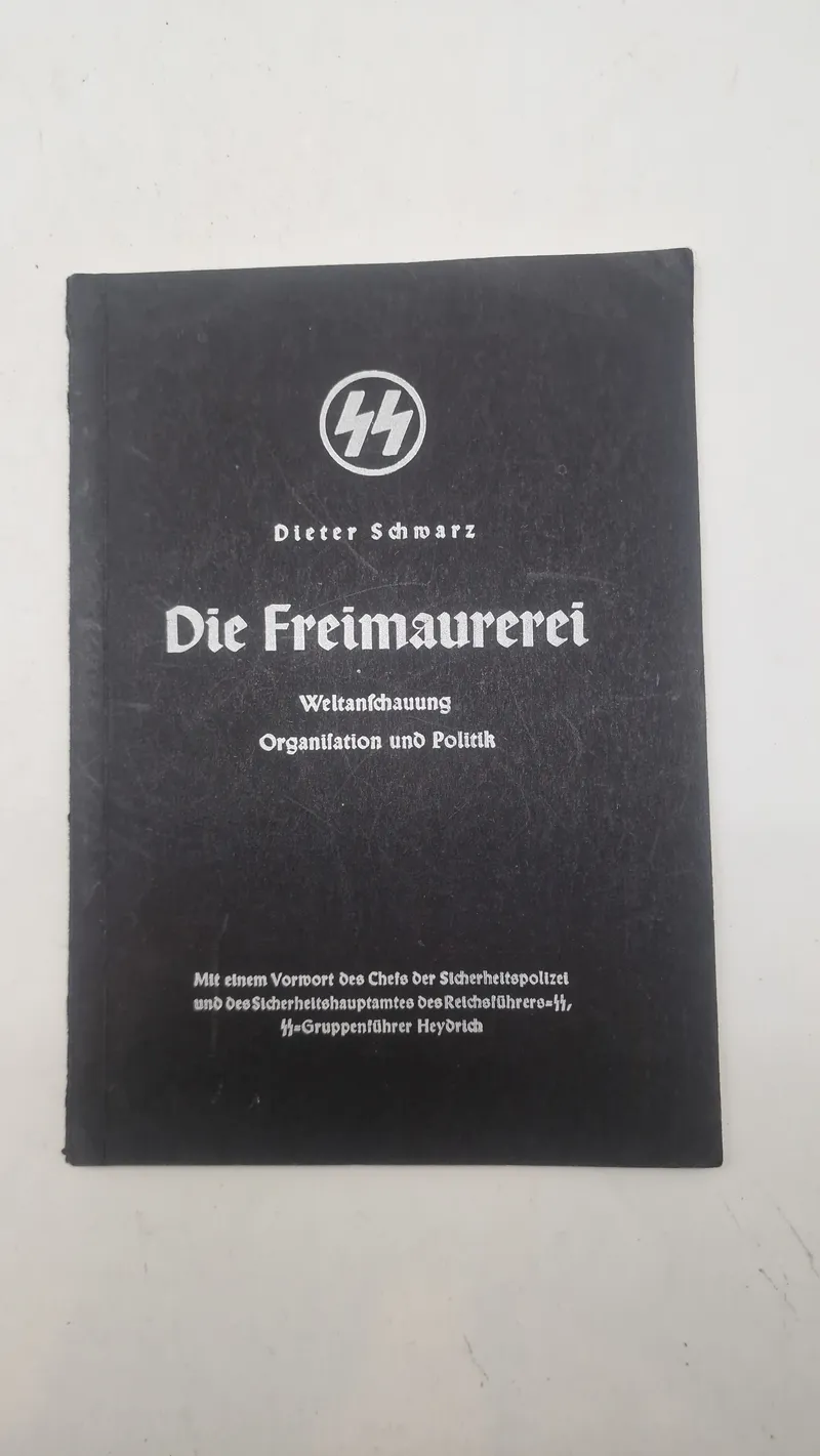 Originalt SS hæfte om frimureri