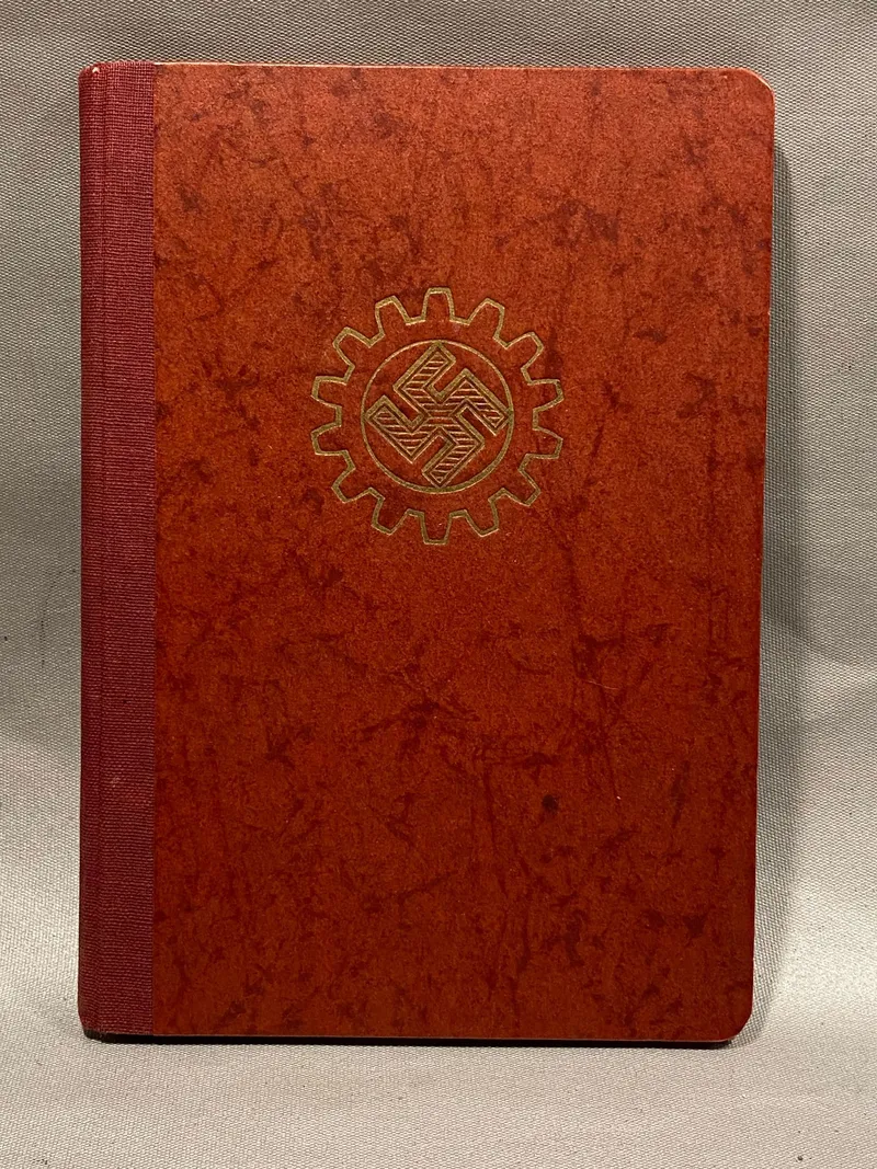 Original tysk DAF medlemsbog