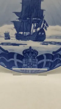 Royal Copenhagen, Jubilæumsplatte, 200året for Hans Egede rejse til Grønland 1721- 1921