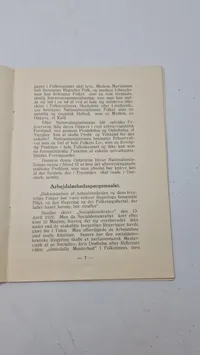 Originalt Dansk Nazistisk propaganda: D.N.A.S.A.P Danmarks politiske fremtid