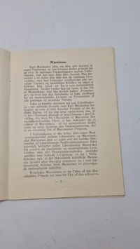 Originalt Dansk Nazistisk propaganda: D.N.A.S.A.P Danmarks politiske fremtid