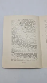 Originalt Dansk Nazistisk propaganda: D.N.A.S.A.P Danmarks politiske fremtid