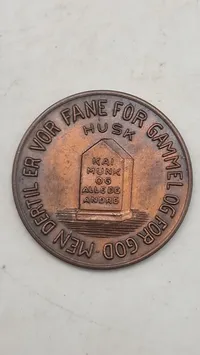 Original Dansk WW2 stikkermønt