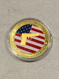 Amerikansk Challenge coin - The right to keep and bear arms