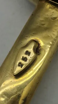 Original Dansk  1882 marine sabel ( Blandt de første 1000 leveret til flåden )