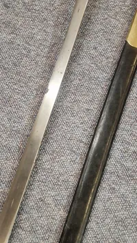 Original Dansk  1882 marine sabel ( Blandt de første 1000 leveret til flåden )
