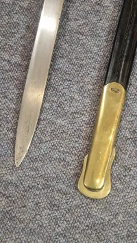 Original Dansk  1882 marine sabel ( Blandt de første 1000 leveret til flåden )