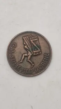 Original Dansk WW2 stikkermønt