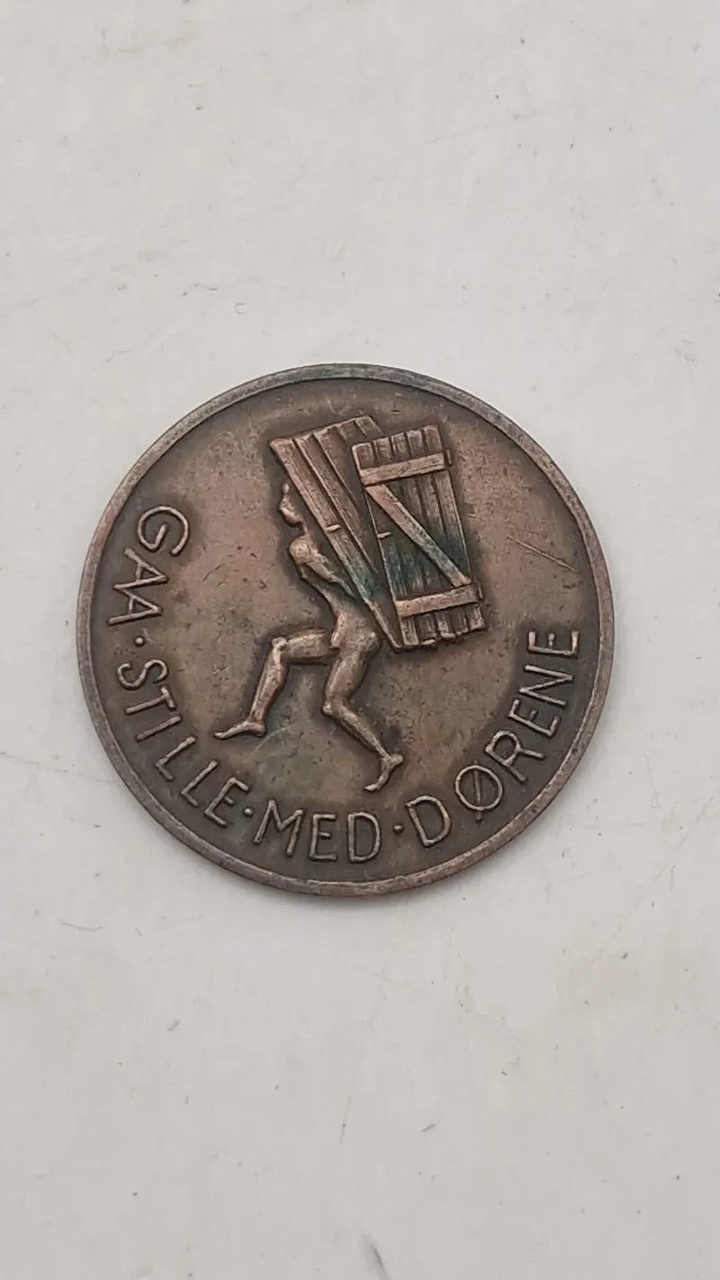 Original Dansk WW2 stikkermønt