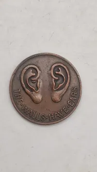 Original Dansk WW2 stikkermønt