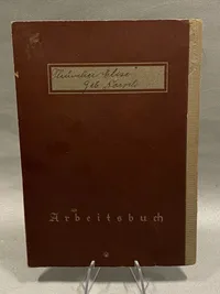 Original tysk arbejdsbog
