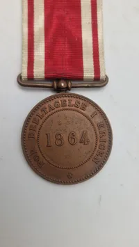 Original 1864 deltager medalje