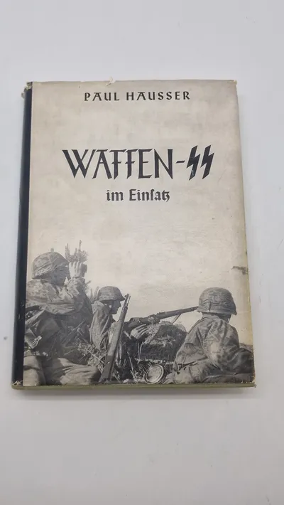 Sjælden original Waffen SS bog WW2