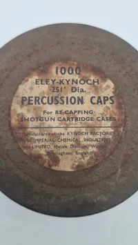 Original dåse for perkusions caps
