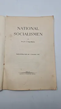 National socialismen af Dr. Jur. C. Popp-Madsen
