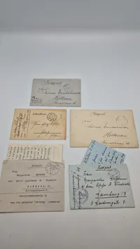 Samling original tysk feltpost